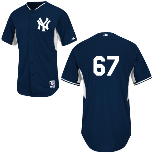 Vidal Nuno #67 mlb Jersey-New York Yankees Women's Authentic Navy Cool Base BP Baseball Jersey